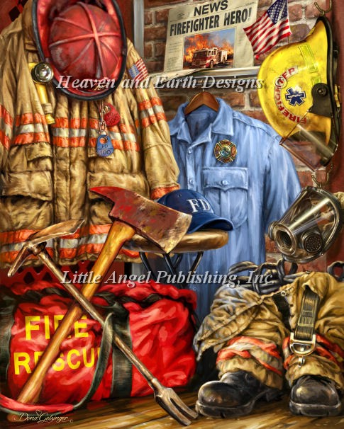 Hometown Hero Firefighter Material Pack - Click Image to Close